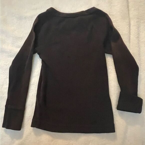 XS (2.4) Hip Together black lobby crew neck sleeve ribbed “Texas” football shirt - Picture 6 of 10